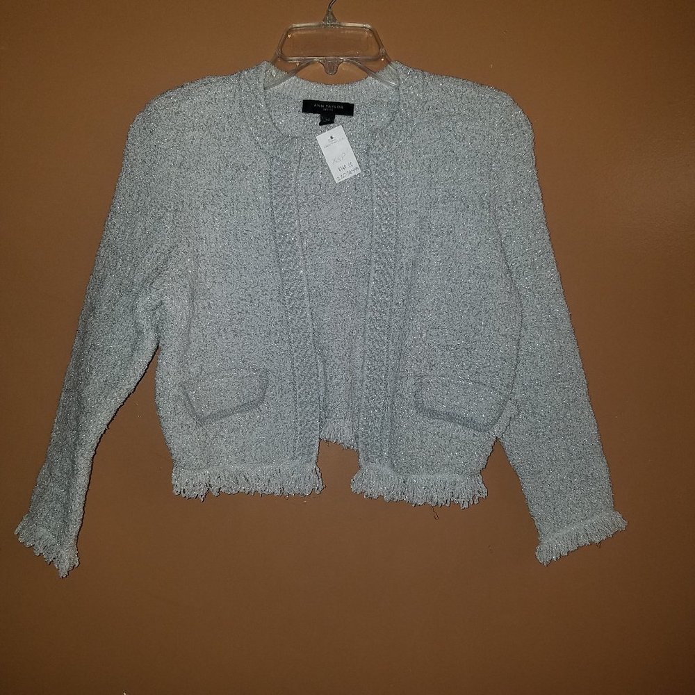 $149 ANN TAYLOR Sz. XSP SHORT JACKET WITH POCKETS